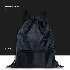 Polyester Drawstring Backpack for Students Men Women