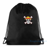 Funny Graphic One Piece USB Backpack Men Women Travel Laptop Bag
