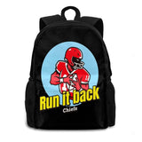 Run It Back Chiefs Travel Laptop School Backpack Bag