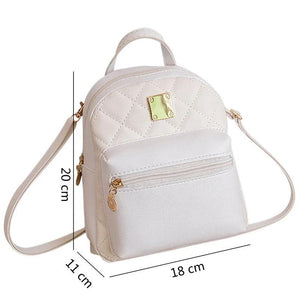 Waterproof Mini Leather Backpack for Women
