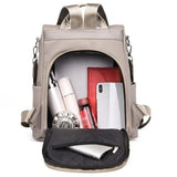 Waterproof Anti Theft Backpack Women Schoolbag