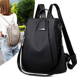 Waterproof Anti Theft Backpack Women Schoolbag