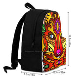 Fox Colourful Animal Head School Bag For Teenage Girls Laptop Travel Bags