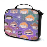 Funny Eddsworld USB Charge Backpack School Travel Laptop Bag