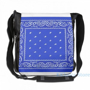 Funny Graphic Print Bandana USB Charge Backpack for Men and Women