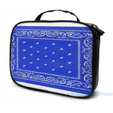 Funny Graphic Print Bandana USB Charge Backpack for Men and Women