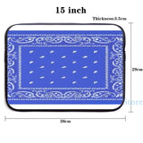 Funny Graphic Print Bandana USB Charge Backpack for Men and Women
