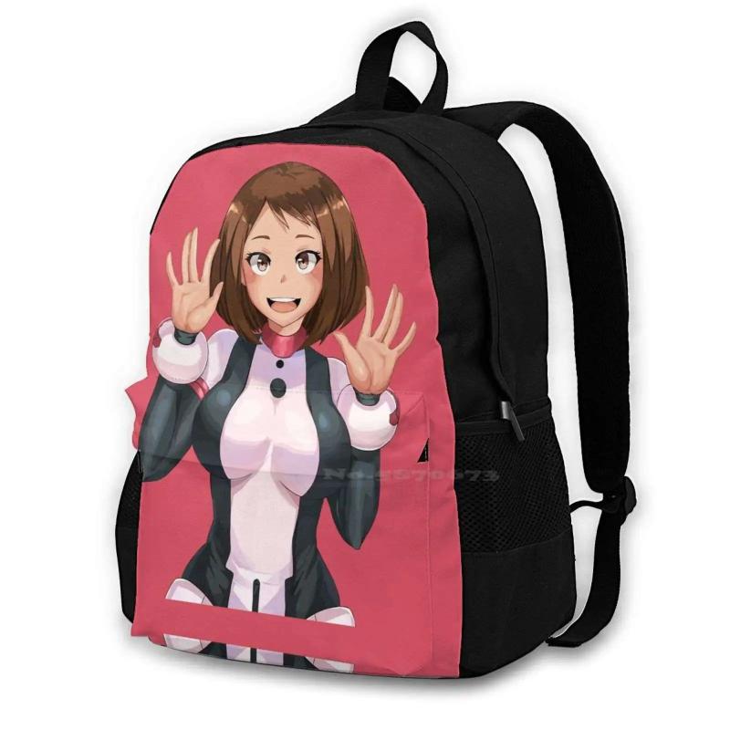 Uraraka Bag Backpack For Men Women Girls Teenage Boku No Hero