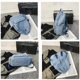 Wehyah Unisex Canvas Backpack Men Women Rucksack Schoolbag Travel Bag ZY001