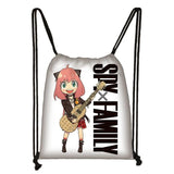 Spy X Family Drawstring Bag Loid Anya Casual School Backpack