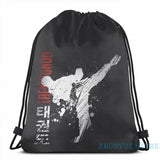 Funny Graphic Taekwondo USB Charge Backpack for School and Travel