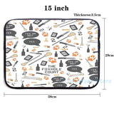 Funny Foxhole Court Pattern USB Charge Backpack Men School Women Bag