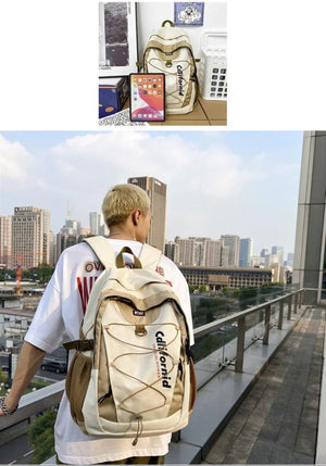 Large Capacity Tactical Backpack Waterproof School Bag for Teenagers