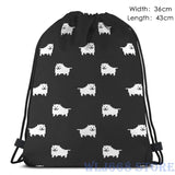 Funny Shoulder Bag Women Men Undertale Annoying Dog Gym Backpack