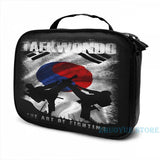 Taekwondo Mountain Fighter Vintage 2 USB Charge Backpack Men School Travel Bag