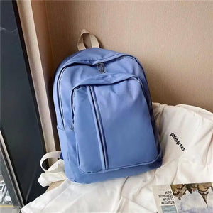 Leisure Solid Backpacks School Bag For Boys And Girls