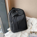 Leisure Solid Backpacks School Bag For Boys And Girls