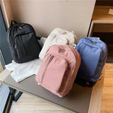 Leisure Solid Backpacks School Bag For Boys And Girls