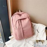 Leisure Solid Backpacks School Bag For Boys And Girls