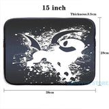 Graphic print Absol USB Charge Backpack School Travel Laptop Bag