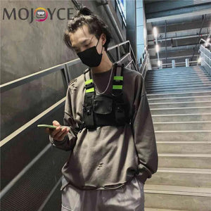 Multi-Pockets Reflective Tactical Bag Belt Bag Pouch Packs Men Women