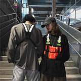 Multi-Pockets Reflective Tactical Bag Belt Bag Pouch Packs Men Women