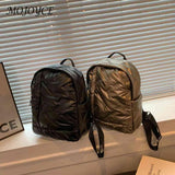 Waterproof Quilted School Backpack for Winter