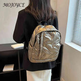Waterproof Quilted School Backpack for Winter