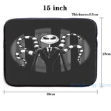 Funny Slender Jack USB Charge Backpack School Travel Laptop Bag