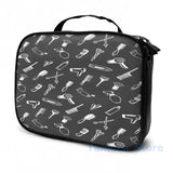 Funny Hairdresser Theme USB Backpack School Travel Bag