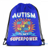 Funny Graphic Autism Tee USB Charge Backpack School Travel Laptop Bag