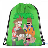 Funny Eddsworld The End USB Charge Backpack School Travel Laptop Bag
