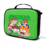Funny Eddsworld The End USB Charge Backpack School Travel Laptop Bag