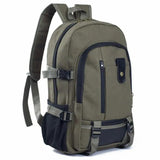 Vintage Canvas Backpack Double Shoulder Satchel Rucksack School Bag