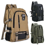 Vintage Canvas Backpack Double Shoulder Satchel Rucksack School Bag