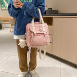Japanese Nylon Backpack Girl Travel Handle Bags Female Laptop Travel Bag