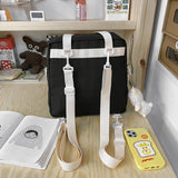 Japanese Nylon Backpack Girl Travel Handle Bags Female Laptop Travel Bag