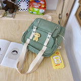 Japanese Nylon Backpack Girl Travel Handle Bags Female Laptop Travel Bag