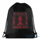 Calvary Cross USB Charge Backpack School Travel Laptop Bag