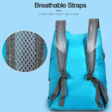 20L Lightweight Packable Folding Backpack Waterproof Sports Bag