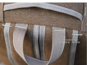 50L Canvas Backpack Large Capacity Travel Bag Men Women