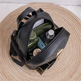 Women's Mini Multi-Function Backpack Shoulder Bag PU Leather
