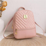 Women's Mini Multi-Function Backpack Shoulder Bag PU Leather