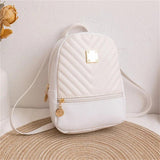 Women's Mini Multi-Function Backpack Shoulder Bag PU Leather