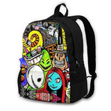 Nightmare Before Christmas Backpack Laptop Travel Bag Fun Halloween