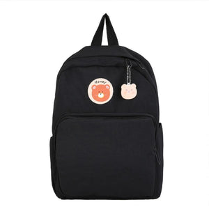 Personalized Name Women Cartoon Student Schoolbag Large Capacity Backpack