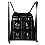 Periodic Table of Elements Drawstring Backpack for Teens