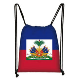 Haitian Kazakhstan Arabic Algeria Saudi Arabia Flag Backpack
