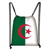 Haitian Kazakhstan Arabic Algeria Saudi Arabia Flag Backpack