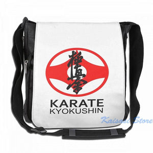 Kyokushin Karate Kanji Symbol USB Charge Backpack Men Women Travel Laptop Bag